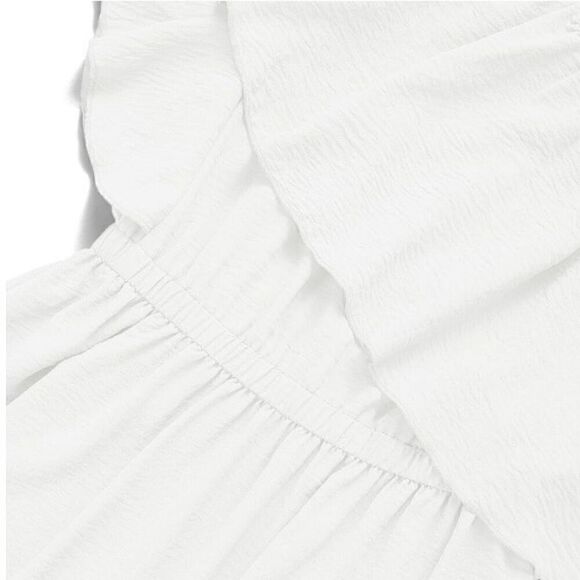 Summer Boho One Shoulder Sleeveless Ruffle Asymmetrical High Low Long Dress XL - Picture 6 of 8